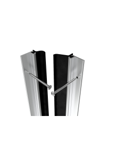 Stormguard Standard Pin Fix Around Door Seal Aluminium