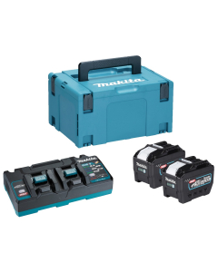 Makita 1910A2-5 XGT Power Source Kit 2 x 8ah 40v XGT Batteries & Dual Charger