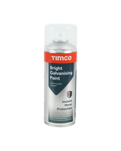 Timco Bright Galvanising Paint 380ml Aerosol