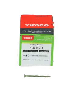 Timco Decking Screws PZ2 - Green 4.5 x 70 - 200pcs