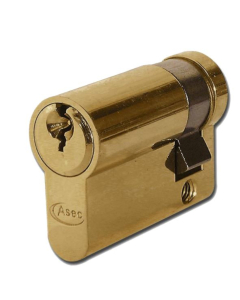 Asec 45mm (5/10/30) Euro Half Cylinder PB