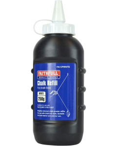 Faithfull CPWHITE Chalk Line Refill 250g Various Colours White