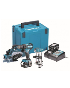 Makita DLX3116TJ 18v LXT 3 Piece Joiners Kit 2 x 5ah