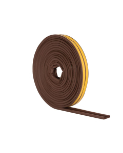 Stormguard EPDM P Profile Weather Strip Brown