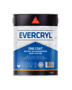 Sika Evercryl One Coat Instant Waterproofing Roof Repair - Grey 5kg