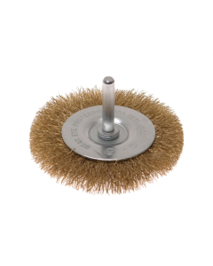 Faithfull WBS75CB Wire Brush 75 x 0.3mm 6mm Shank