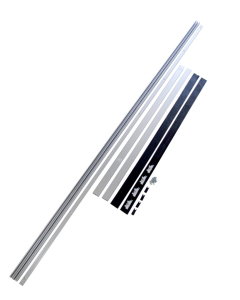 Zenith Glass Cabinet Twin Sliding Door Kit 1800mm
