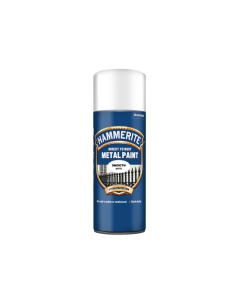 Hammerite Direct to Rust Smooth Finish Aerosol - White 400ml