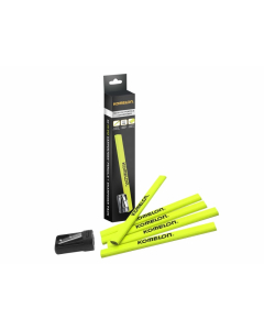 Komelon 10 Piece Carpenters Pencil and Sharpener Set