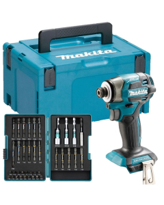 Makita Brushless High-Spec Impact Driver Body Only & Bit Set