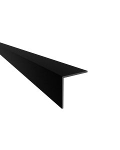 Black Plastic PVC Equal Angle 15x15x1x1000mm