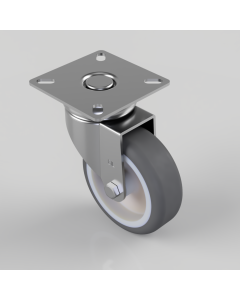 Plate Fixing 75mm Swivel Castor 70kg Load