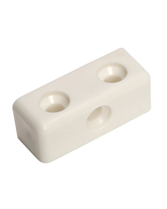 Hafele 26257714 Knock Down Fitting Modesty Block White