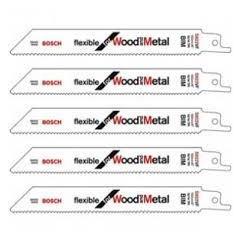 Bosch 2608654981 Recip Blade S1122VF Flexible for Wood & Metal 5pc