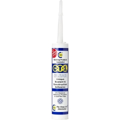 CT1 Construction Sealant & Adhesive Clear CT1CLEAR
