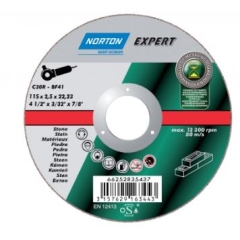 Norton 66252835438 Expert Stone Cutting Disc 125x2.5x22.23
