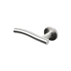 Consort CH699PSS S Shaped Lever On 8mm Sprung Rose Polished Stainless PS