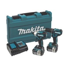 Makita DLX2221ST LXT 18v Compact Brushless Twin Pack 2 x 5ah