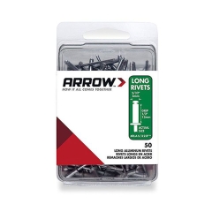 Arrow RLA532IP Long Aluminium Rivets 4mm x 12mm