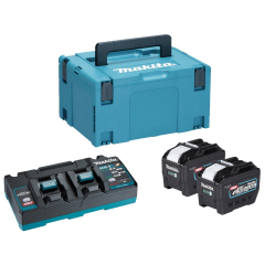 Makita 1910A2-5 XGT Power Source Kit 2 x 8ah 40v XGT Batteries & Dual Charger