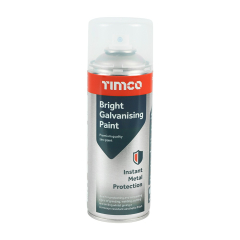 Timco Bright Galvanising Paint 380ml Aerosol