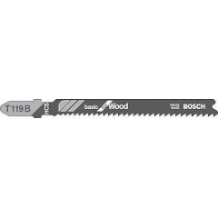 Bosch 2608630037 Jigsaw Blade T119B Basic for Wood 5pc