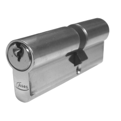 Asec 95mm (40/10/45) Euro Double Cylinder NP