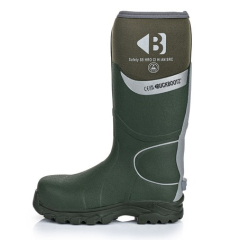 Buckbootz BBZ8000 Green Safety Wellington