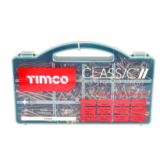 Timco CLASSICTRAY Mixed Case of Woodscrews Double Countersunk POZI895PC