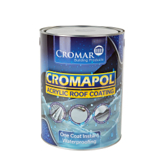 Cromar Cromapol Acrylic Waterproof Coating 5kg - Grey
