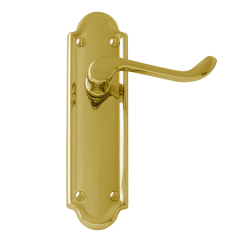 Intelligent BER05PB Berkeley Bathroom Lever Lock Handle PB