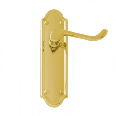 Intelligent BER04PB Berkeley Lever Latch Handle Polished Brass