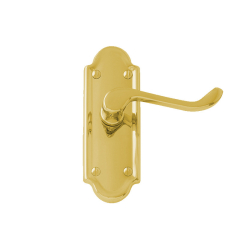 Intelligent BER04SPB Berkeley Lever Latch Handle on short plate PB