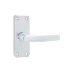 Frelan Contract SAA Lever Latch Handle On Plate