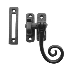 Frelan JAB19M Casement Fastener in Black Antique