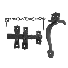 Frelan JAB30 Black Antique Thumb Latch 140mm