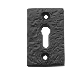Frelan Black Antique Rectangular Escutcheon