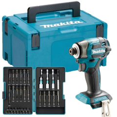 Makita Brushless High-Spec Impact Driver Body Only & Bit Set
