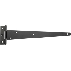 Light Duty Tee Hinge Pair 200mm Black - Pair