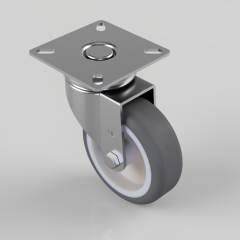 Plate Fixing 75mm Swivel Castor 70kg Load