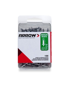 Arrow RMA18IP Medium Aluminium Rivets 3mm x 6mm