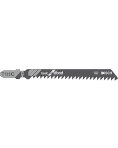 Bosch 2608630033 Jigsaw Blade T111C Basic for Wood 5pc
