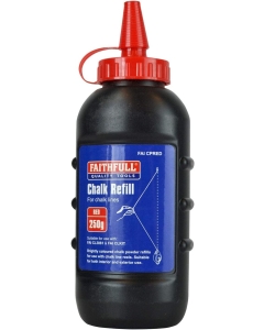 Faithfull CPRED Chalk Line Refill 250g Various Colours Red