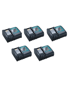 Makita DC18RC 18v Fast Charger - PACK OF 5
