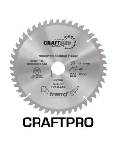 Trend Craft Saw Blade CrossCut 216mm x 60 Teeth x 30mm
