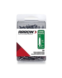 Arrow RLA532IP Long Aluminium Rivets 4mm x 12mm