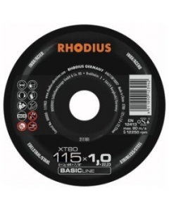 Rhodius XT80115 115x1.0x22.2mm Extra-Thin Basic Line